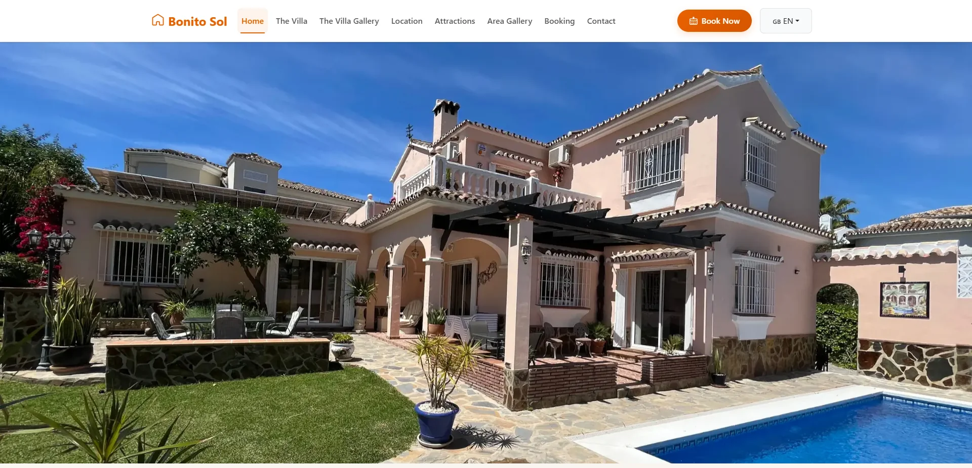 Bonito Sol - Luxury Villa Website